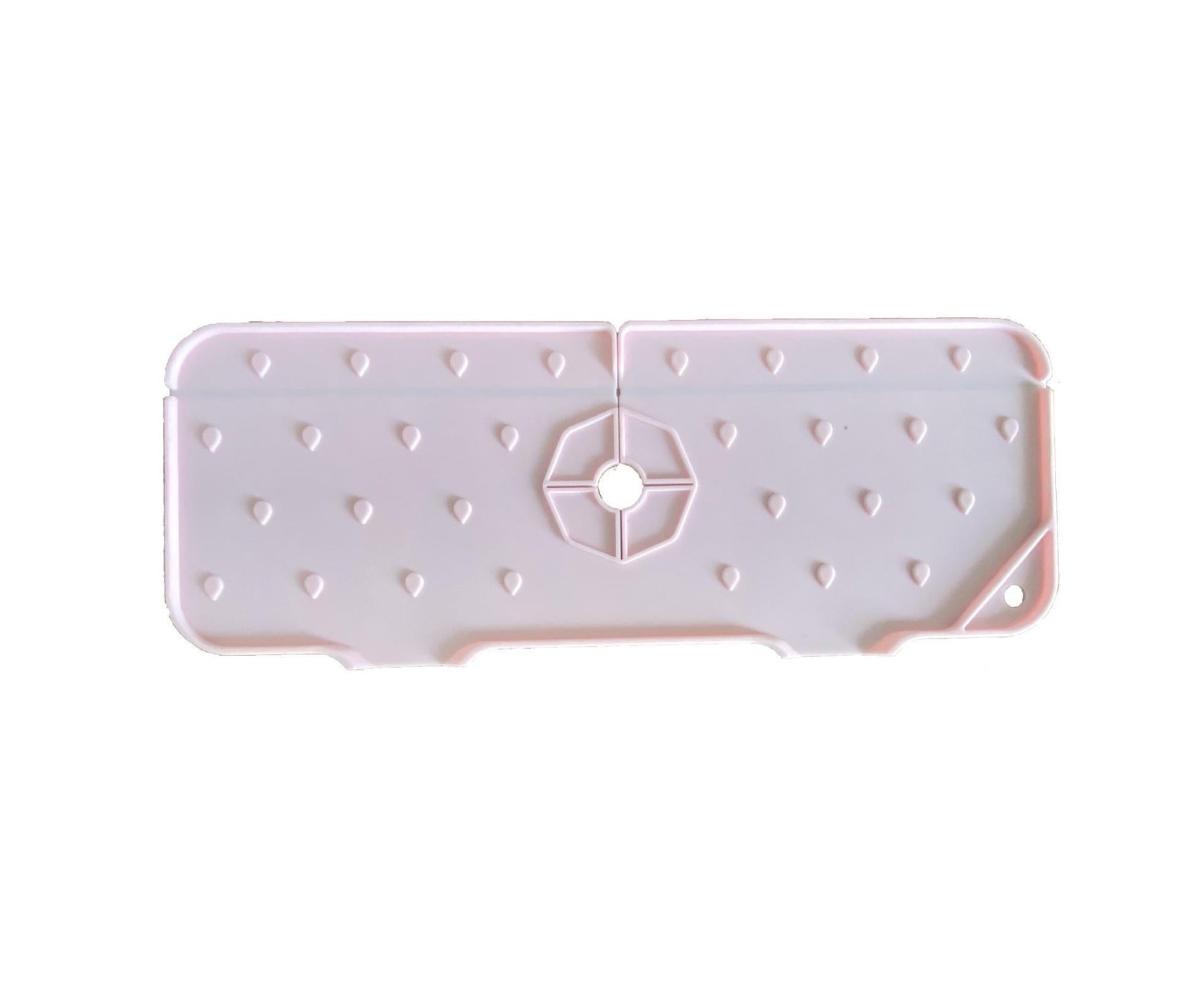 Waterproof Sink Faucet Mat Silicone Faucet Drain Cushion-Pink V1263-JX-347