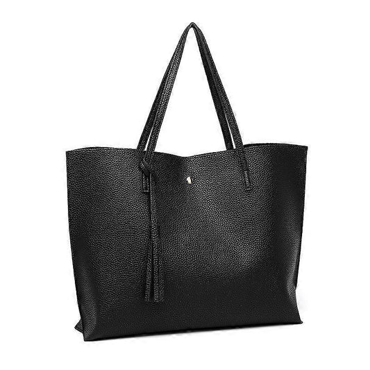 Women's Leather Tote Bag Large Capacity Ladies Handbag Casual Tote V1263-JX-3478