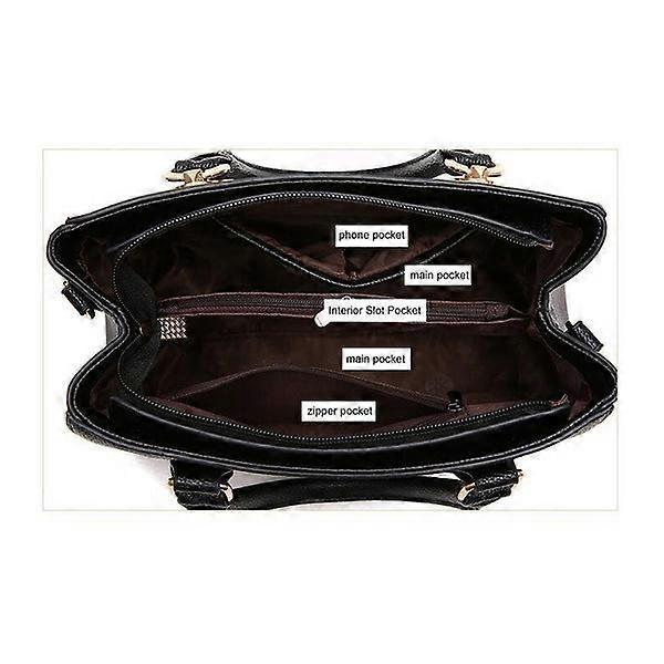 Women's PU Leather Shoulder Bag Tote Bag Ladies Handbag V1263-JX-3486