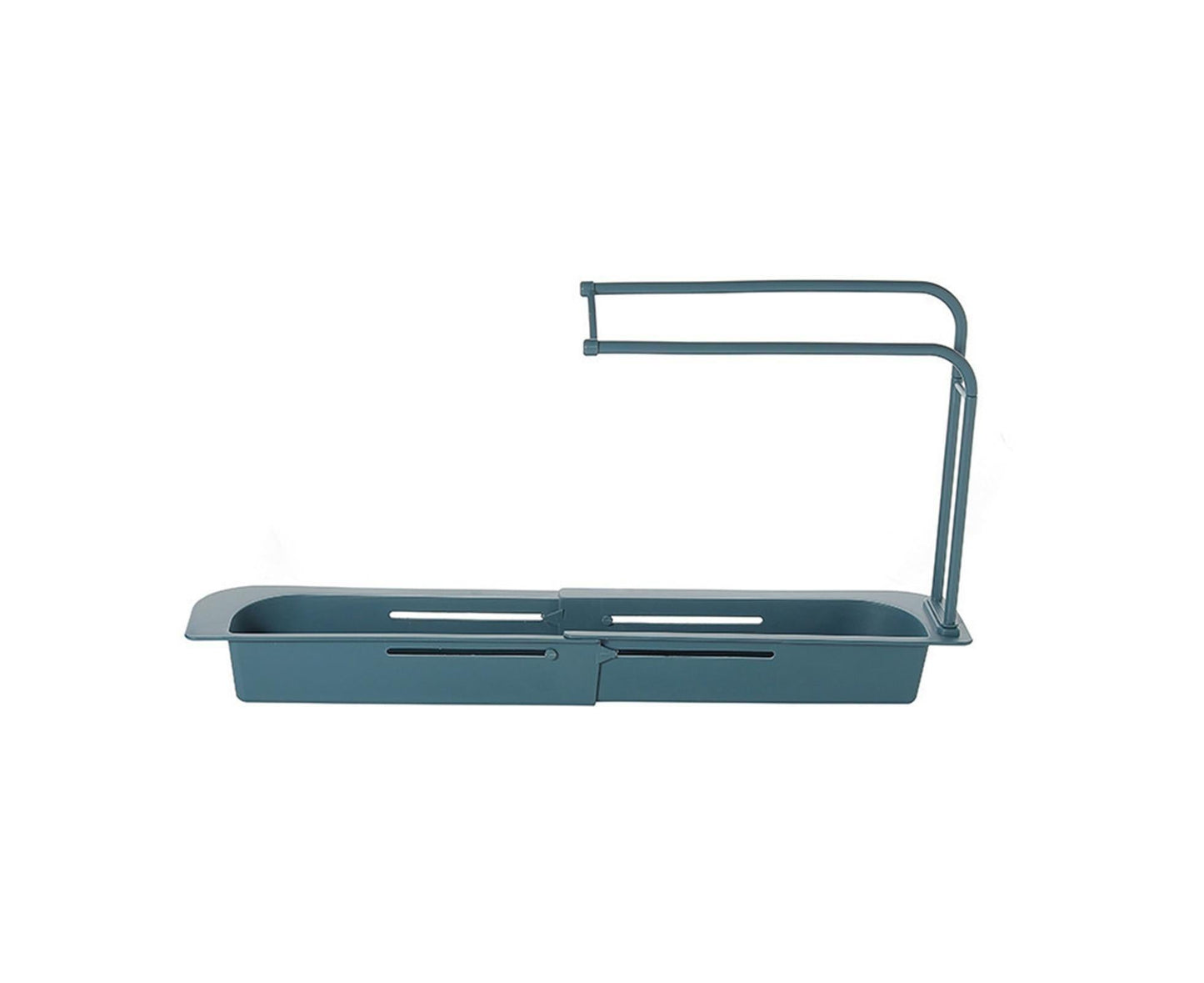 Sink Drain Tray Plastic Quick Drainage Storage Rack-Blue V1263-JX-349