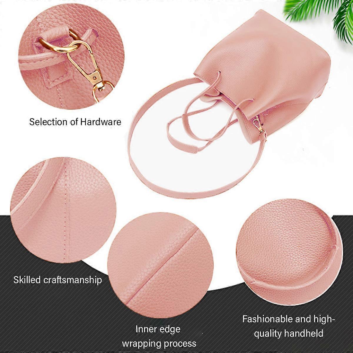 Fashion PU Leather Tote Bag Set for Women Handbag + Shoulder Bag V1263-JX-3491