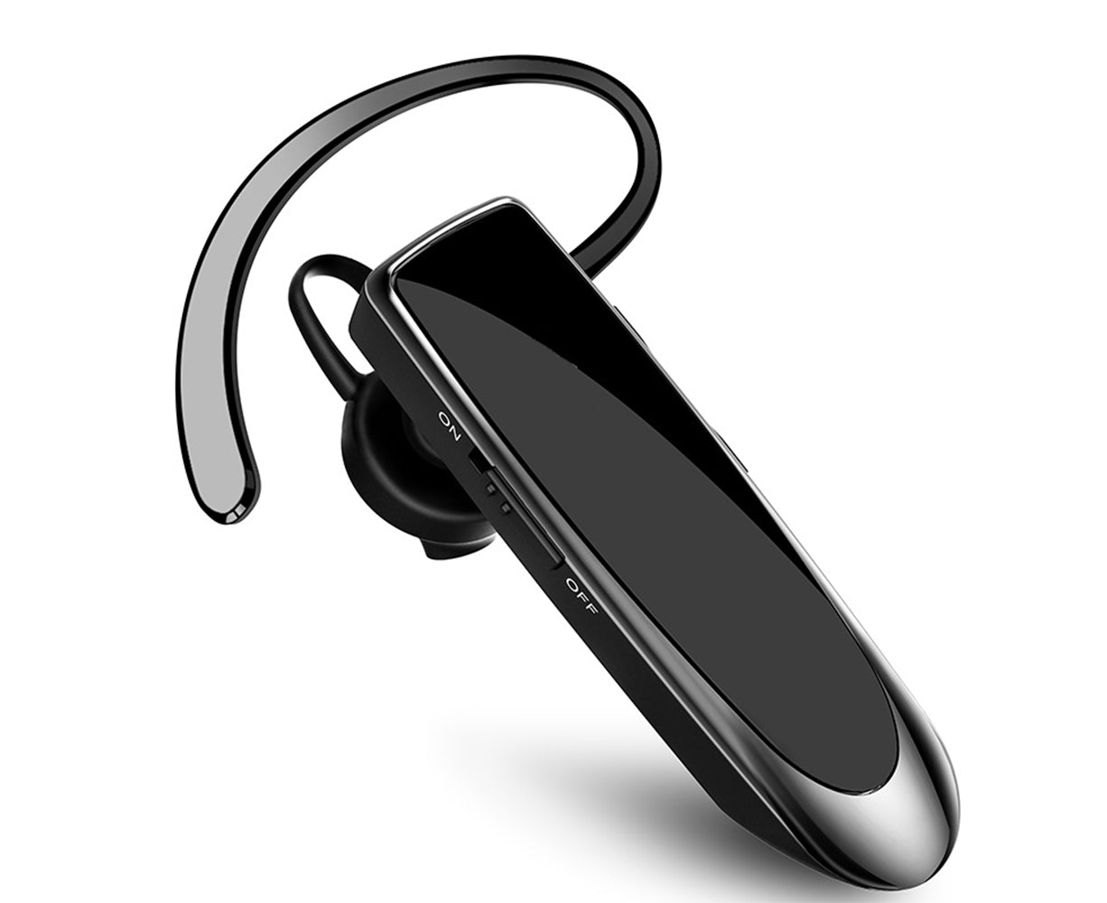 Bluetooth Earpiece - Wireless Handsfree - Noise Cancelling Driving Headset with 24 Hrs Battery V1263-JX-35