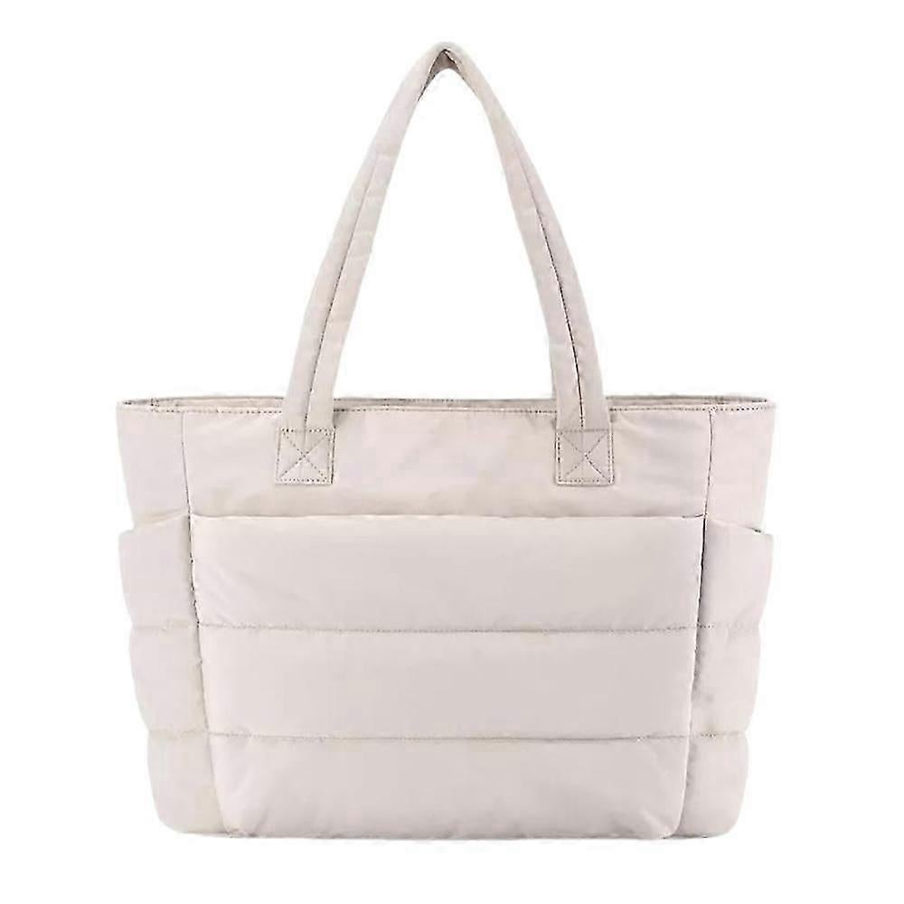 Lightweight Puffy Tote Bag for Women with Compartments Shoulder Bag V1263-JX-3509