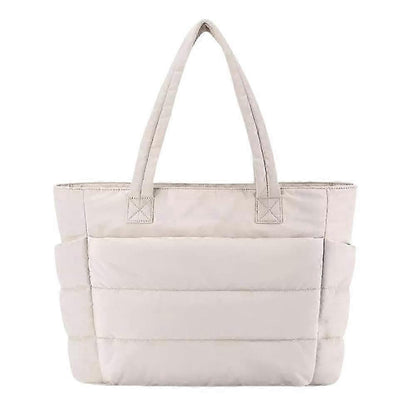 Lightweight Puffy Tote Bag for Women with Compartments Shoulder Bag V1263-JX-3509