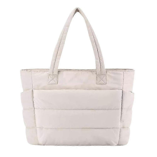 Lightweight Puffy Tote Bag for Women with Compartments Shoulder Bag V1263-JX-3509