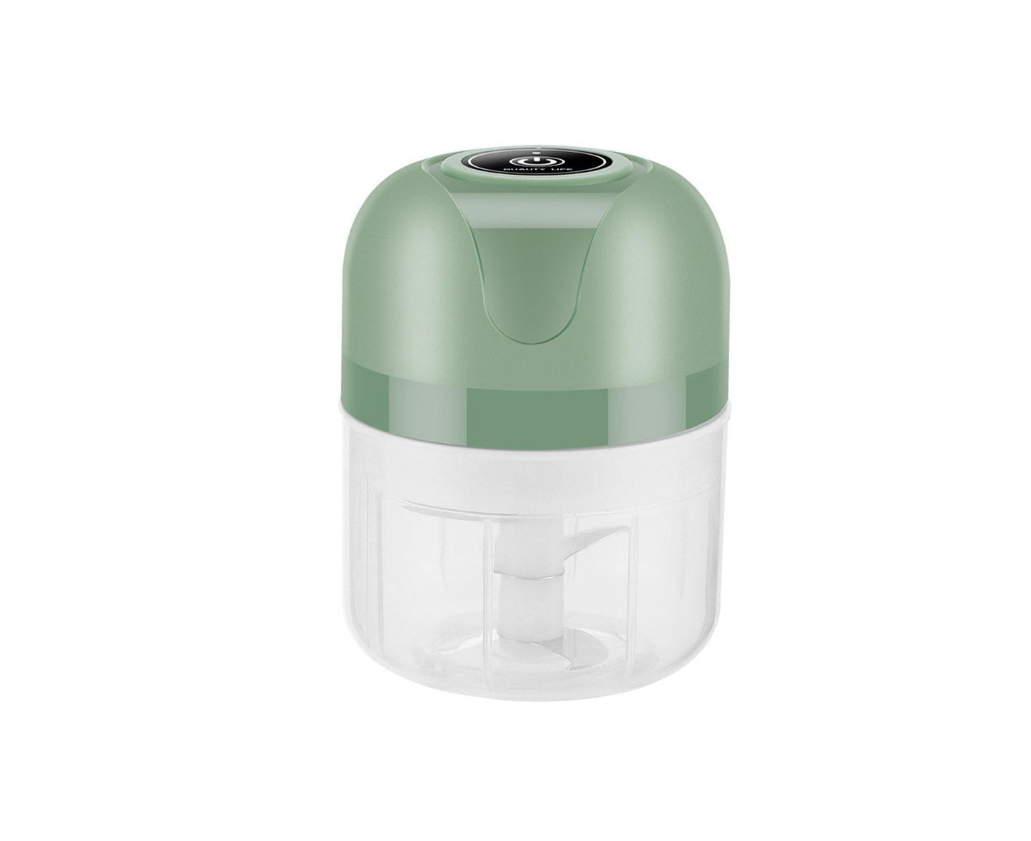Electric Garlic Press Wireless Meat Grinder-Green 100ML V1263-JX-351