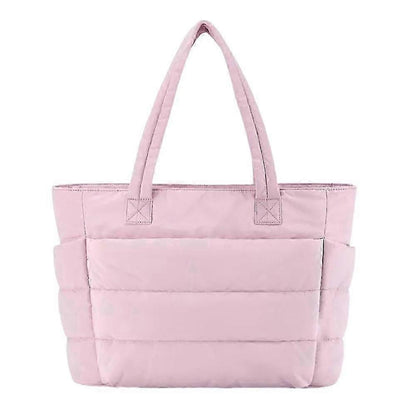 Lightweight Puffy Tote Bag for Women with Compartments Shoulder Bag V1263-JX-3511
