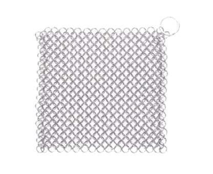 Stainless Steel Cast Iron Skillet Cleaner Chainmail Scrubber-6inch V1263-JX-352