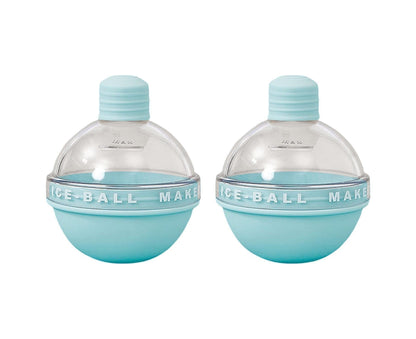 2Pcs Ice Cube Mold Reusable DIY Creative Light Bulb Shape Ice Ball Maker Household Supplies -Blue V1263-JX-353