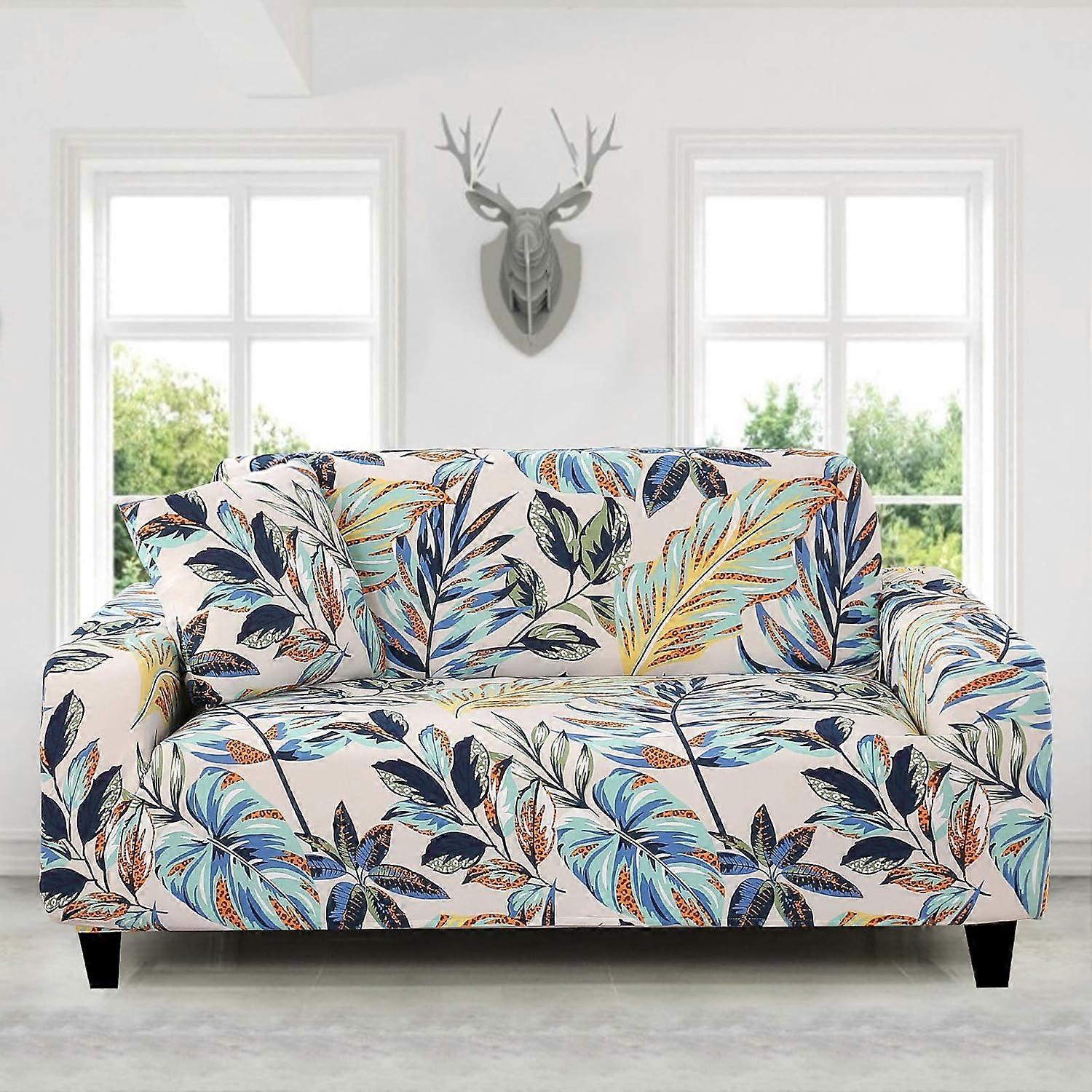 2 Seater Stretch Sofa Cover with 1 Cushion Cover Universal Fit 145-180cm V1263-JX-3530