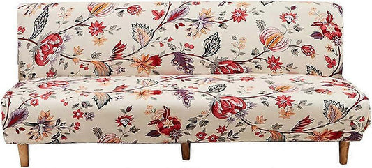 3 Seater Stretch Armless Sofa Cover Folding Sofa Bed Cover 190-210cm V1263-JX-3532