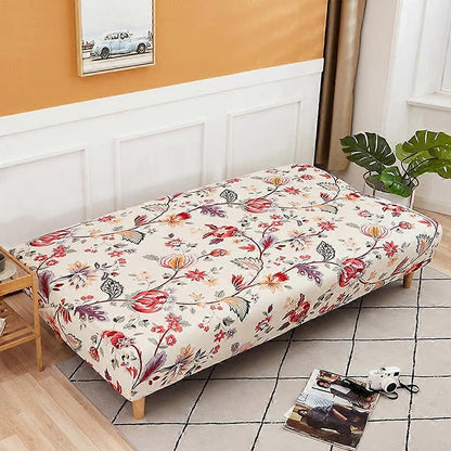 3 Seater Stretch Armless Sofa Cover Folding Sofa Bed Cover 190-210cm V1263-JX-3532