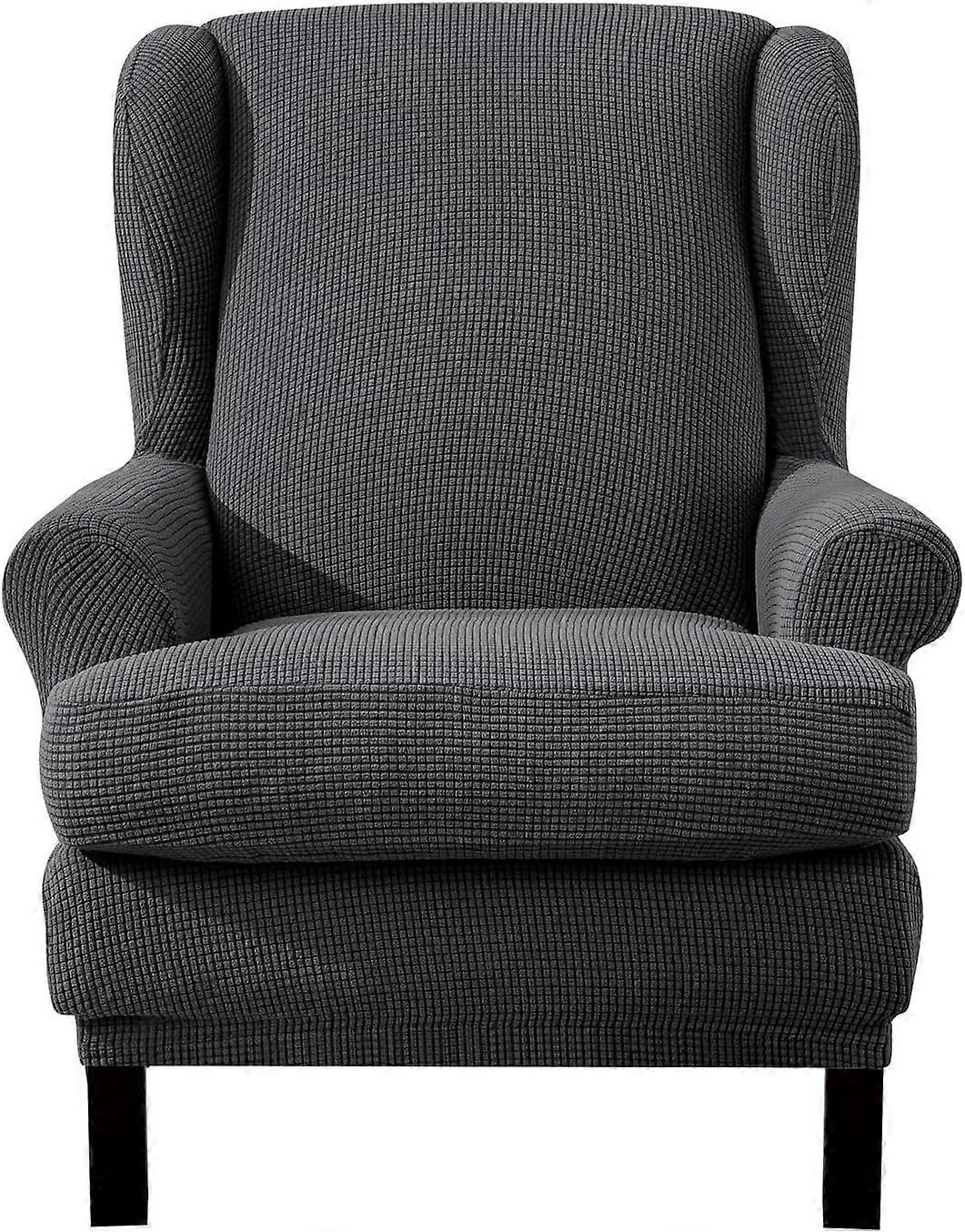 Stretch Armchair Sofa Cover Elastic Relax Fit Protector - Dark Gray V1263-JX-3536