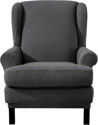 Stretch Armchair Sofa Cover Elastic Relax Fit Protector - Dark Gray V1263-JX-3536