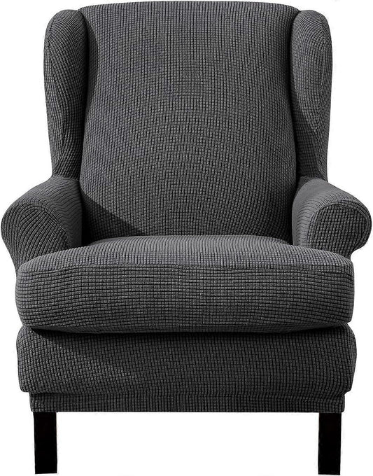 Stretch Armchair Sofa Cover Elastic Relax Fit Protector - Dark Gray V1263-JX-3536