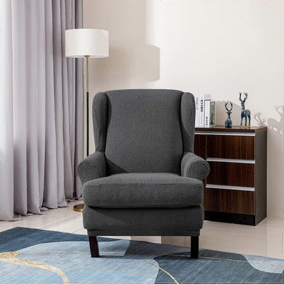 Stretch Armchair Sofa Cover Elastic Relax Fit Protector - Dark Gray V1263-JX-3536