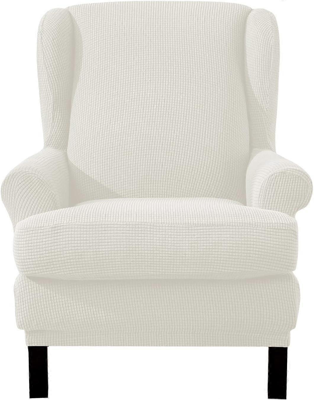 Stretch Armchair Sofa Cover Elastic Relax Fit Protector - White V1263-JX-3537