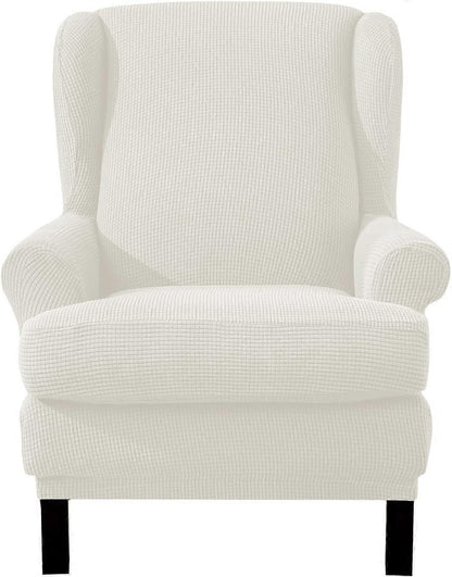 Stretch Armchair Sofa Cover Elastic Relax Fit Protector - White V1263-JX-3537