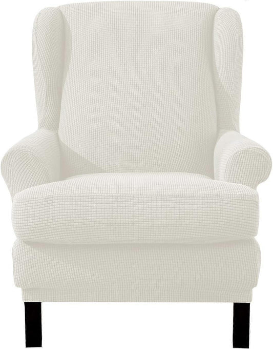 Stretch Armchair Sofa Cover Elastic Relax Fit Protector - White V1263-JX-3537