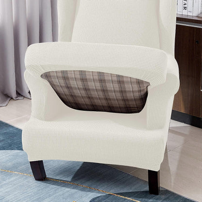 Stretch Armchair Sofa Cover Elastic Relax Fit Protector - White V1263-JX-3537