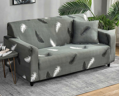 2 Seater Jacquard Elastic Sofa Cover Anti-Slip Stretch Slipcover V1263-JX-3540