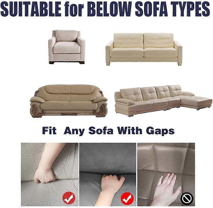 2 Seater High Elasticity Washable Sofa Cover Easy to Install Furniture Protector V1263-JX-3541