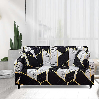2 Seater Elastic Sofa Cover with Armrests Armchair Furniture Protector Universal Fit V1263-JX-3545