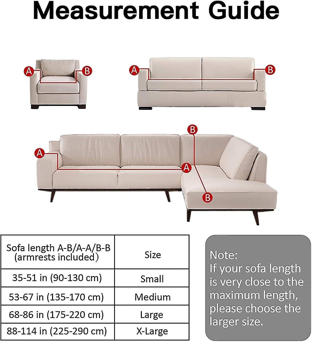 3 Seater Elastic Sofa Cover with Armrests Universal Sofa Protector V1263-JX-3546