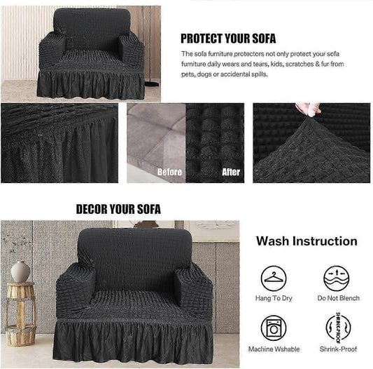 Elastic Non-Slip Sofa Cover Stretch Slipcover Couch Protector V1263-JX-3548