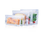 5Pcs Reusable Frosted Self Sealed Sandwiches Food Freezer Storage Bag Organizer V1263-JX-355