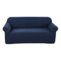 2 Seater Sofa Cushion Cover Sofa Towel Cloth Sofa Slipcover - Dark Blue V1263-JX-3552