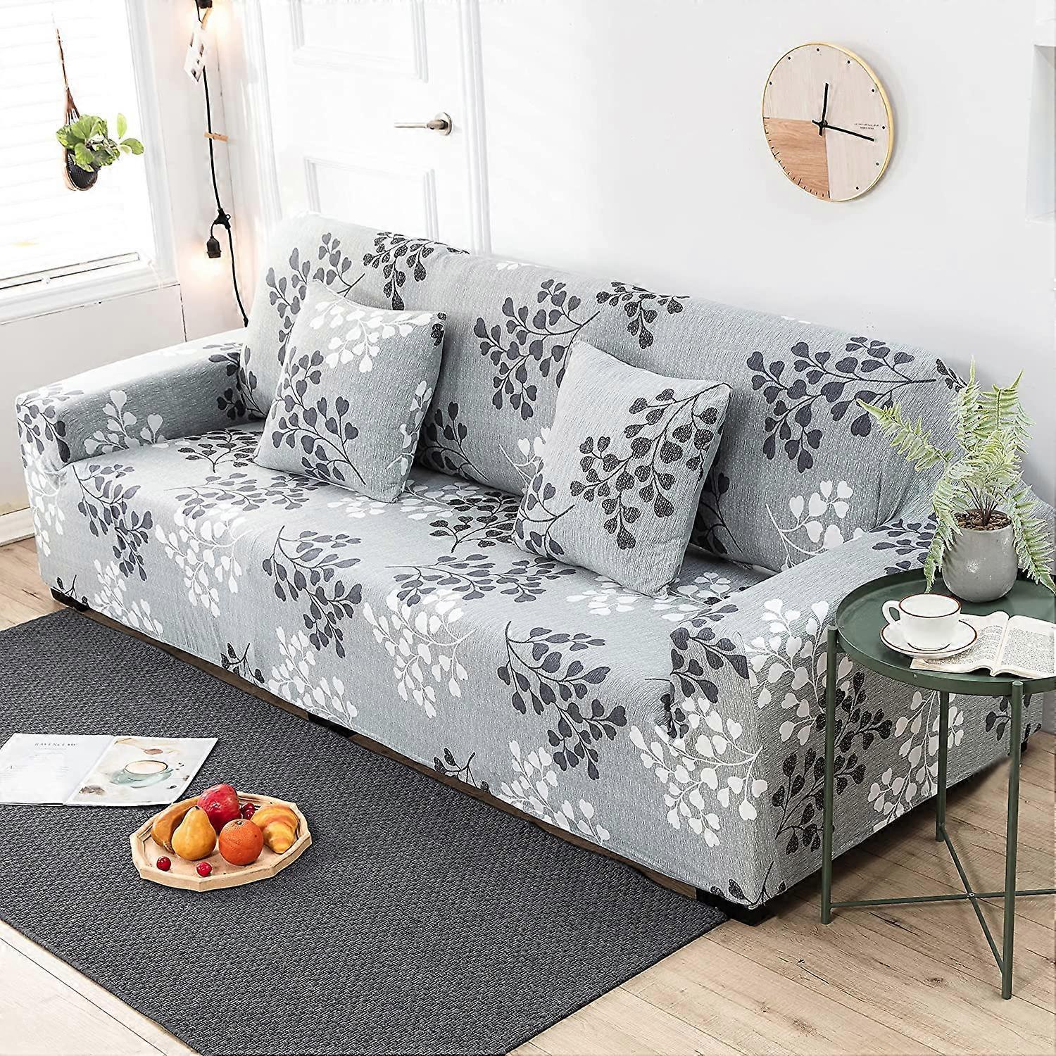 Stretch Jacquard Sofa Cover for 1 Seater 90-140cm Sofa Protector V1263-JX-3558