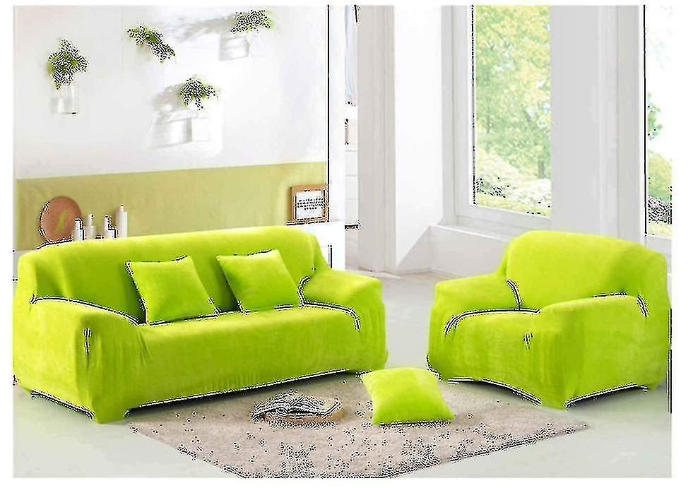 Stretch Velvet Sofa Cover 2 Seater Thick Slipcover 145-185cm V1263-JX-3559