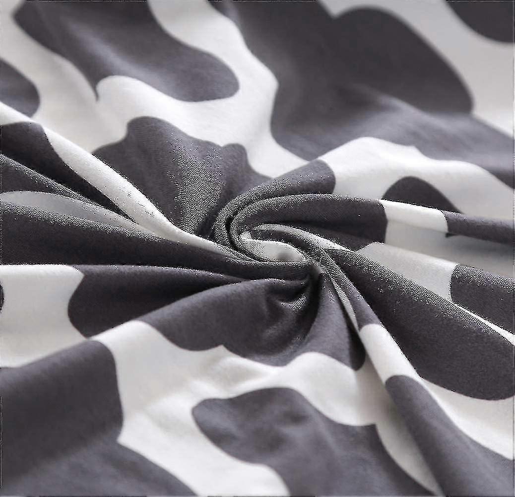 2 Seater Printed Stretch Sofa Cover Furniture Protector - Grey 145-185cm V1263-JX-3561