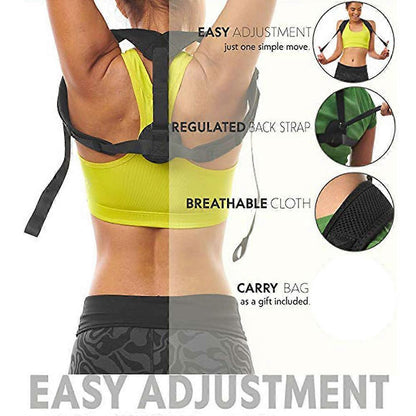 Posture Corrector Brace for Men & Women - Improve Posture & Alignment V1263-JX-3565