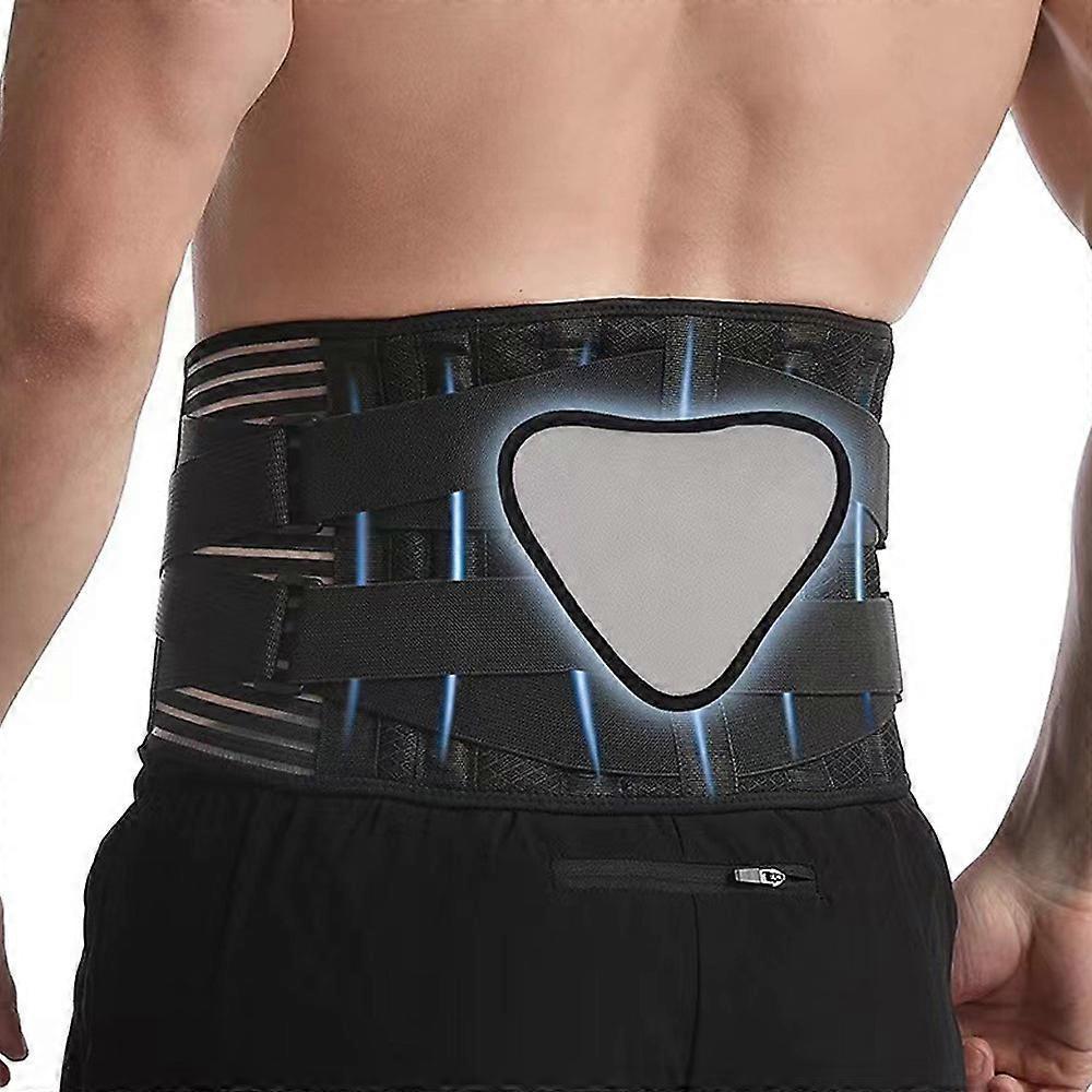 Non-slip Waist Belt - Breathable Lower Back Support Belt for Work L V1263-JX-3573