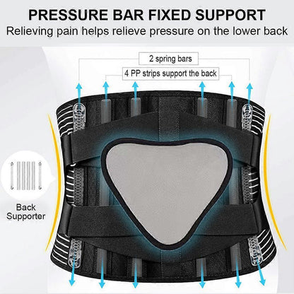 Non-slip Waist Belt - Breathable Lower Back Support Belt for Work L V1263-JX-3573