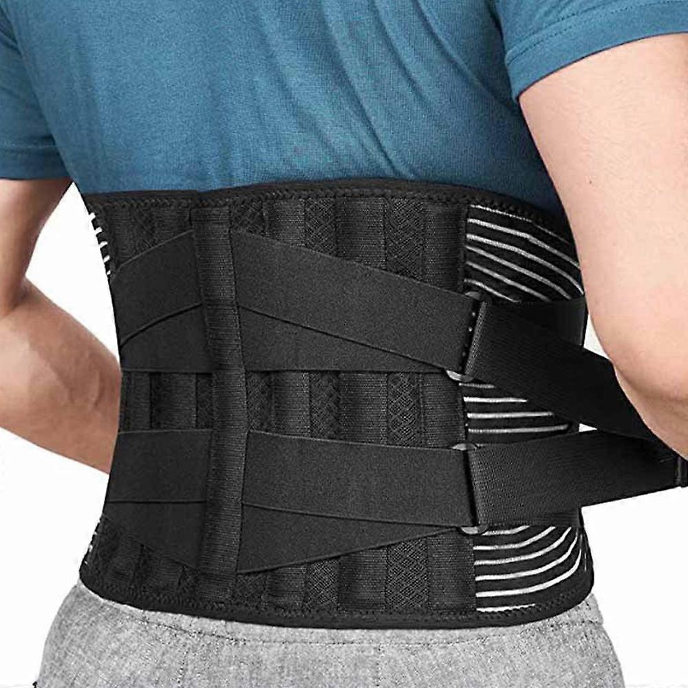 Low Back Pain Relief Belt - Breathable Lumbar Disc Support Wrap L V1263-JX-3574