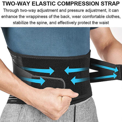 Low Back Pain Relief Belt - Breathable Lumbar Disc Support Wrap L V1263-JX-3574