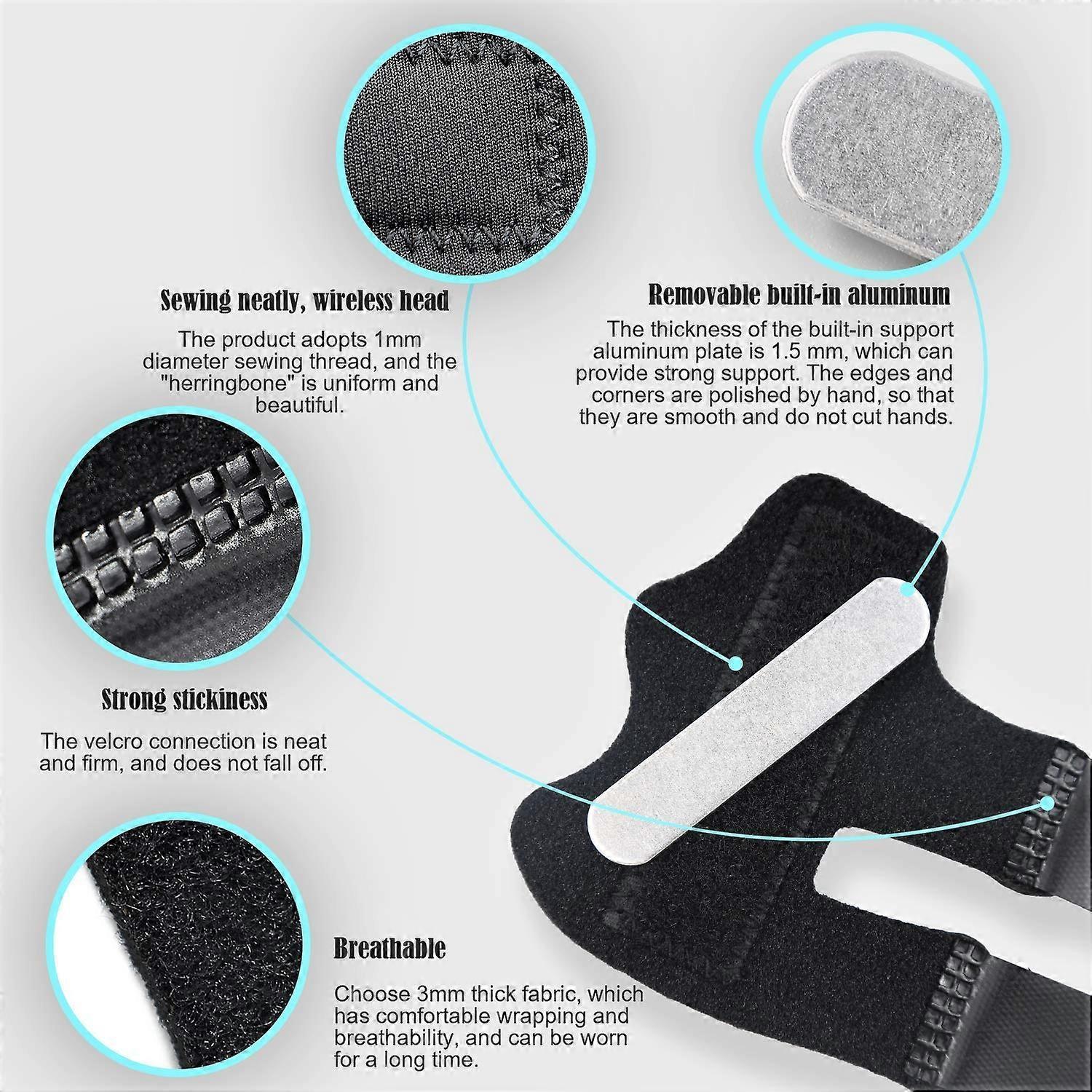 4pcs Trigger Finger Splints - Brace for Broken Finger, Arthritis & Pain Relief V1263-JX-3575