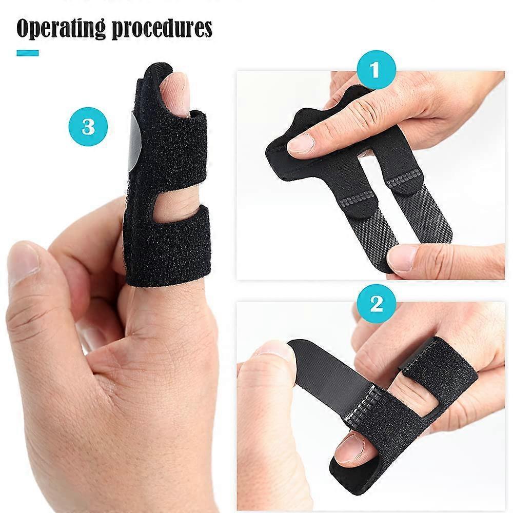 4pcs Trigger Finger Splints - Brace for Broken Finger, Arthritis & Pain Relief V1263-JX-3575