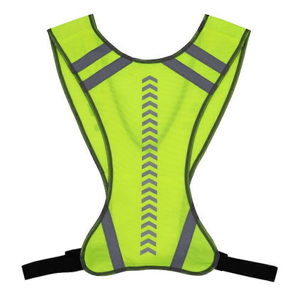 Reflective Running Vest with Pocket - High Visibility Gear for All Ages V1263-JX-3580
