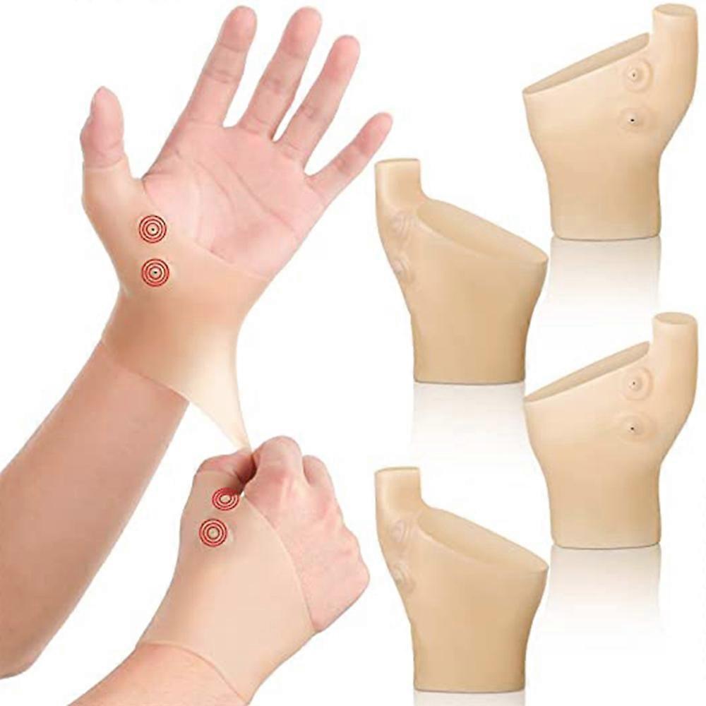 Gel Wrist & Thumb Brace - Waterproof Silicone Support for Typing & Pain Relief V1263-JX-3582