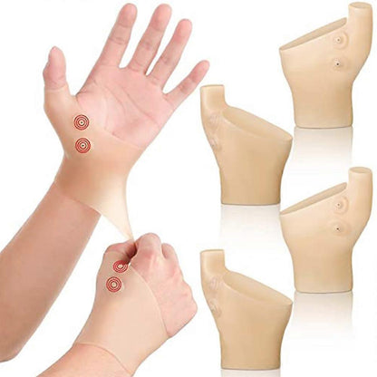 Gel Wrist & Thumb Brace - Waterproof Silicone Support for Typing & Pain Relief V1263-JX-3582