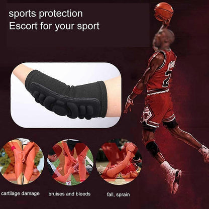 Compression Elbow Guard - Breathable Elbow Sleeve with Silicone Padding V1263-JX-3586