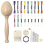 Egg-Shaped Sewing Kit - Knitting & Embroidery Hand Tools for Patchwork Craft V1263-JX-3589