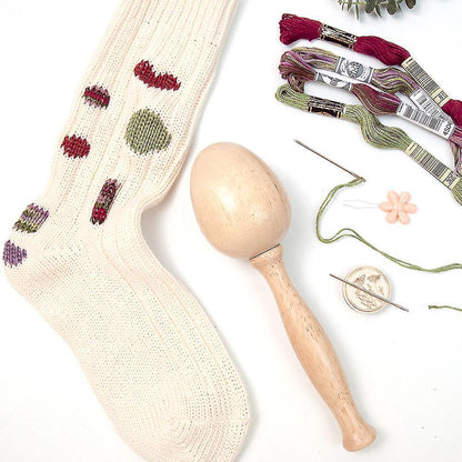 Egg-Shaped Sewing Kit - Knitting & Embroidery Hand Tools for Patchwork Craft V1263-JX-3589