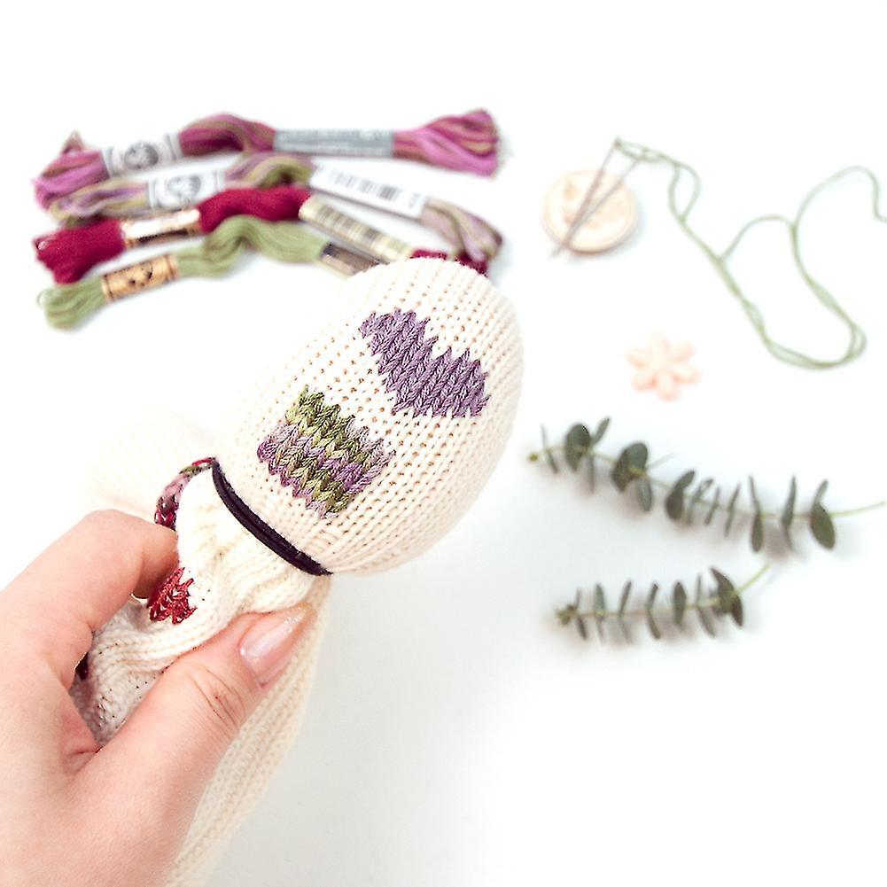Egg-Shaped Sewing Kit - Knitting & Embroidery Hand Tools for Patchwork Craft V1263-JX-3589
