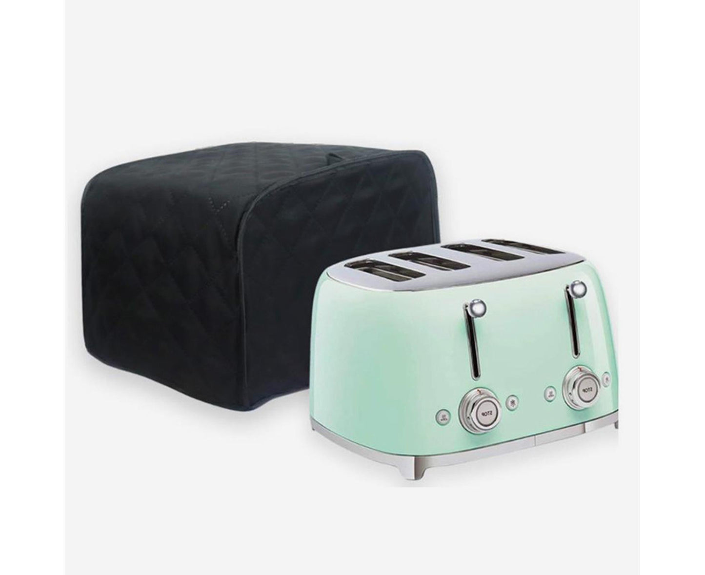 Toaster Cover Fine Stitching Poly Pongee Two Slice-Wine Red L V1263-JX-359