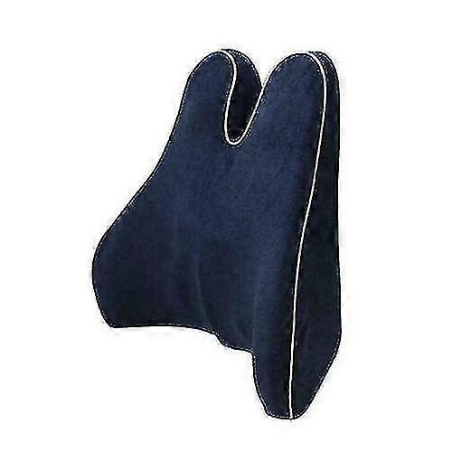 Memory Foam Lumbar Cushion - Office Chair Back Support with Removable Cover V1263-JX-3593